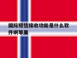 国际短信接收功能是什么软件啊苹果