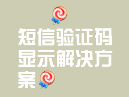 短信验证码安全性