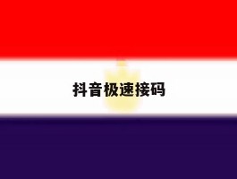 抖音极速接码