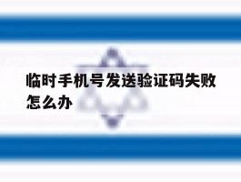 临时手机号发送验证码失败怎么办