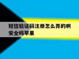 短信验证码注册怎么弄的啊安全吗苹果