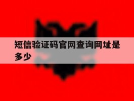 短信验证码官网查询网址是多少