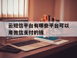 关于云短信平台有哪些平台可以用微信支付的钱的信息