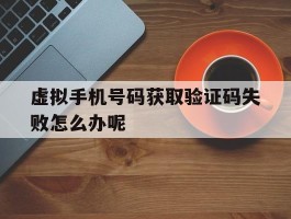 虚拟手机号码获取验证码失败怎么办呢