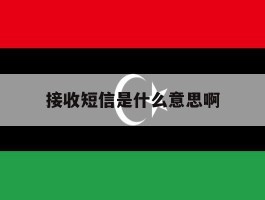 接收短信是什么意思啊