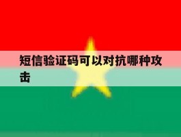 短信验证码可以对抗哪种攻击