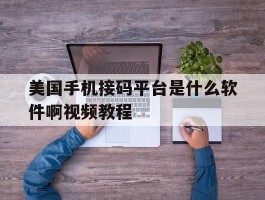 美国手机接码平台是什么软件啊视频教程