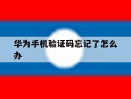 华为手机验证码忘记了怎么办