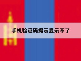 手机验证码提示显示不了