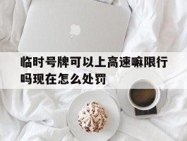 临时号牌可以上高速嘛限行吗现在怎么处罚