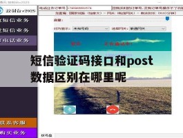 短信验证码接口和post数据区别在哪里呢的简单介绍