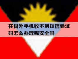 包含在国外手机收不到短信验证码怎么办理呢安全吗的词条
