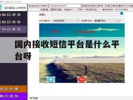包含国内接收短信平台是什么平台呀的词条