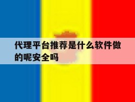 包含代理平台推荐是什么软件做的呢安全吗的词条