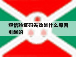 短信验证码失效是什么原因引起的