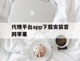 代理平台app下载安装官网苹果