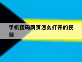 手机接码网页怎么打开的视频