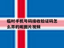 临时手机号码接收验证码怎么弄的呢图片视频