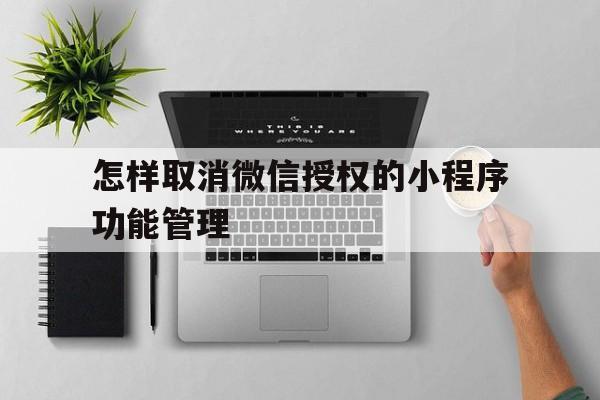 怎样取消微信授权的小程序功能管理 怎样取消微信授权的小程序功能管理