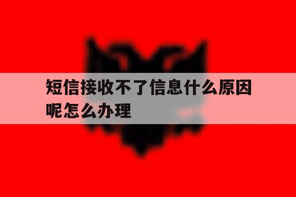 短信接收不了信息什么原因呢怎么办理的简单介绍 短信接收不了信息什么原因呢怎么办理的简单介绍
