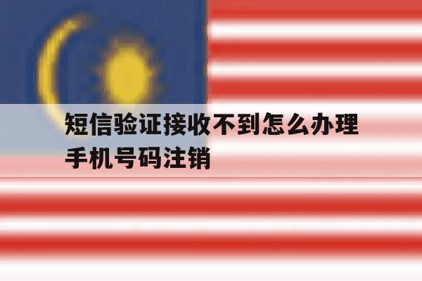 关于短信验证接收不到怎么办理手机号码注销的信息 关于短信验证接收不到怎么办理手机号码注销的信息