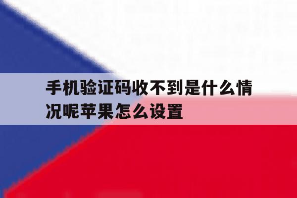 手机验证码收不到是什么情况呢苹果怎么设置 手机验证码收不到是什么情况呢苹果怎么设置