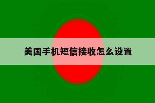 美国手机短信接收怎么设置 美国手机短信接收怎么设置