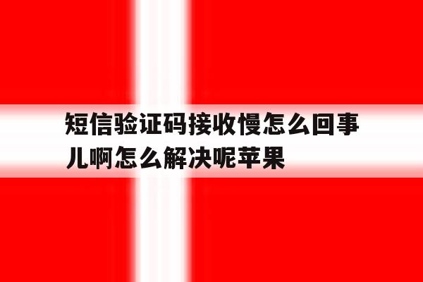 包含短信验证码接收慢怎么回事儿啊怎么解决呢苹果的词条 包含短信验证码接收慢怎么回事儿啊怎么解决呢苹果的词条