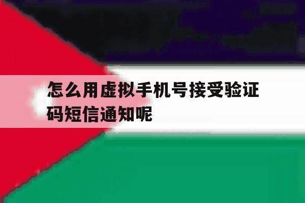 怎么用虚拟手机号接受验证码短信通知呢 怎么用虚拟手机号接受验证码短信通知呢