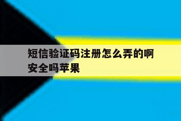 短信验证码注册怎么弄的啊安全吗苹果