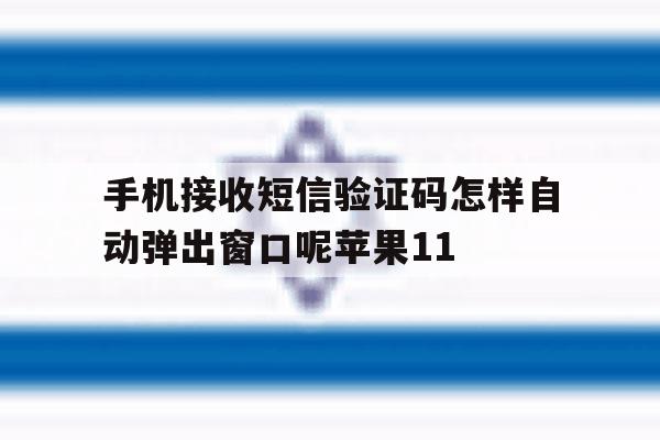 关于手机接收短信验证码怎样自动弹出窗口呢苹果11的信息 关于手机接收短信验证码怎样自动弹出窗口呢苹果11的信息