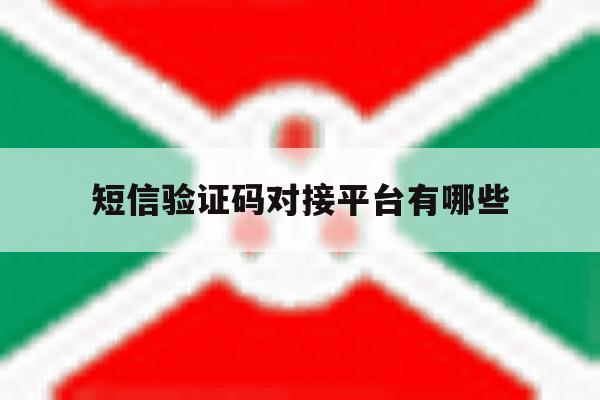 短信验证码对接平台有哪些 短信验证码对接平台有哪些