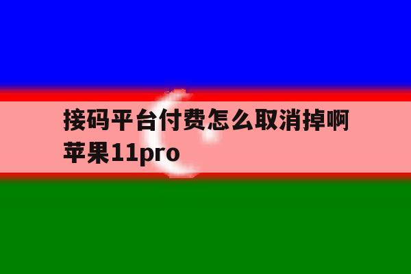 包含接码平台付费怎么取消掉啊苹果11pro的词条 包含接码平台付费怎么取消掉啊苹果11pro的词条