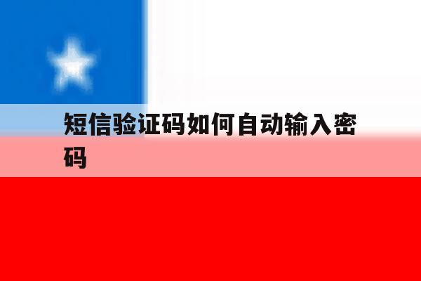 短信验证码如何自动输入密码 短信验证码如何自动输入密码