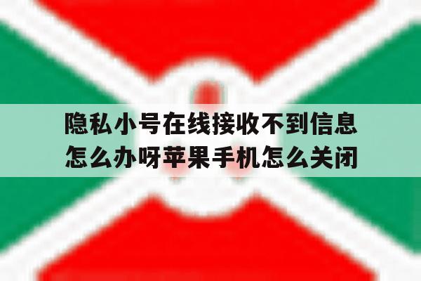 关于隐私小号在线接收不到信息怎么办呀苹果手机怎么关闭的信息 关于隐私小号在线接收不到信息怎么办呀苹果手机怎么关闭的信息